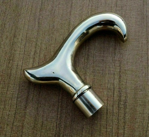Derby manico in ottone vintage (maniglia solo testa) nuovo oggetto regalo di design miglior stile - Foto 8 di 8