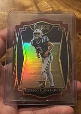 2020 Select Rodrigo Blankenship Red Die-Cut Prizm Refractor Rookie SP RC Colts K