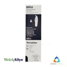 Welch Allyn Braun Thermoscan Probe Covers PRO 3000 Pro 4000 Series Box of 200