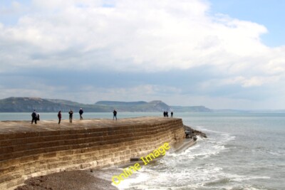 Photo 6x4 The Cobb, Lyme Regis, Dorset Fortunately it wasn't a windy c2012