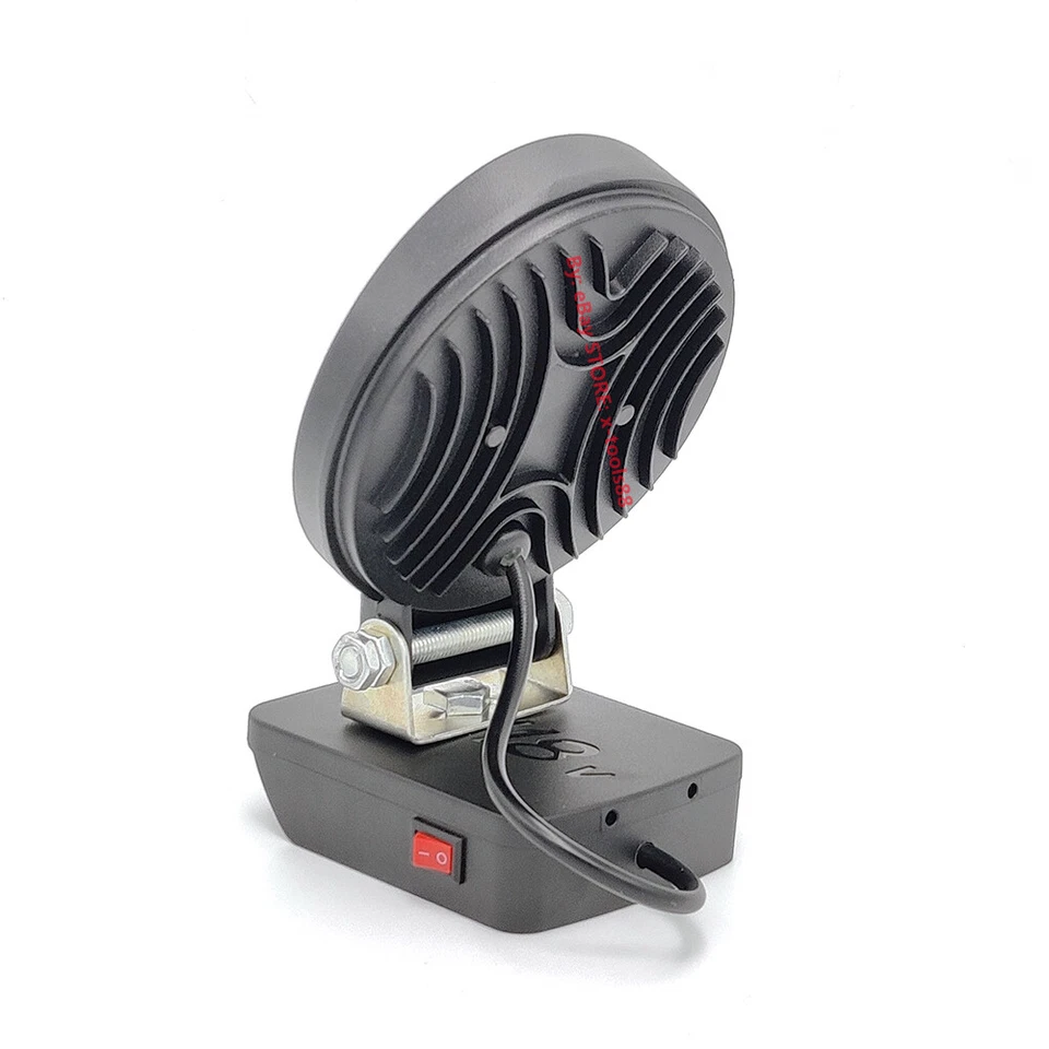 1x LED Flood Light fits DeWalt 20v MAX Li-Ion Batteries (2000LM)- w/BMS Board - Image 4 of 4