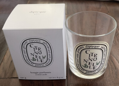 Diptyque CITRONNELLE Candle 6.5oz 190G EMPTY JAR Box LIMITED