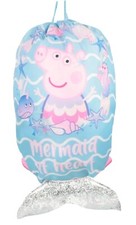 Official Peppa Pig Mermaid At Heart Drawstring Sports Trainer Gym Bag Pink new