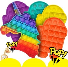  100PACK BULK Push Pop Bubble It Sensory Fidget Toy Stress Relief Popit Game