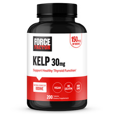 FORCE FACTOR Kelp for Iodine from Organic Kelp to Support Thyroid Health