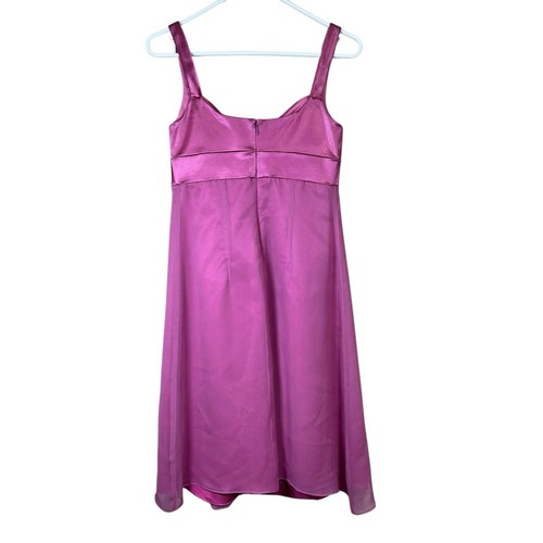 Vintage Y2K Maria Bianca Nero Pink Cocktail Party Dress Sleeveless Mini Size Med - Picture 3 of 10