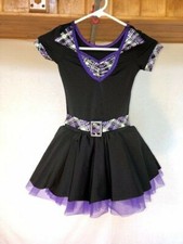 Purple  Black Youth  Adult Jazz/Tap Dance Costume