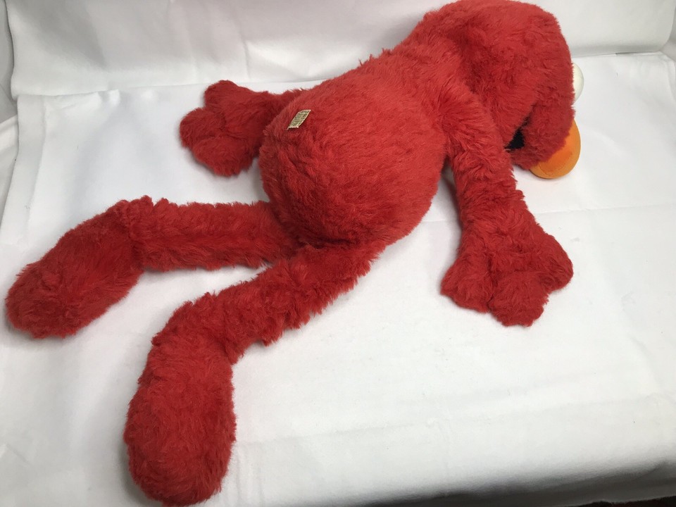Rare Vtg Applause Sesame Street ELMO 27” Jumbo Large Plush Toy Jim ...