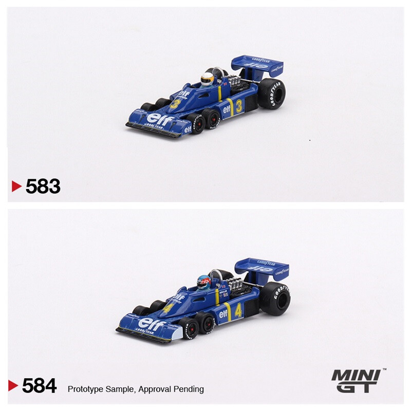 MINI GT 1:64 Tyrrell P34 #3 / #4 1976 Swedish GP Diecast