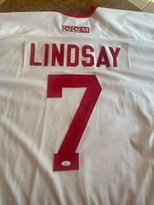 Ted Lindsay Detroit Red Wings - Signed Jersey  (PSA COA)