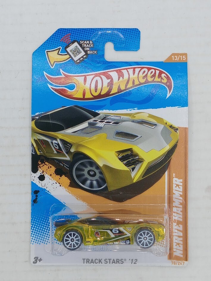 Hot Wheels 2012 Track Stars NERVE HAMMER 13/15 new in pack