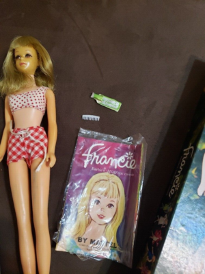 その他 Vintage Barbie Vintage Barbie 1965 Mattel Francie mid modern Made In Japan #1140