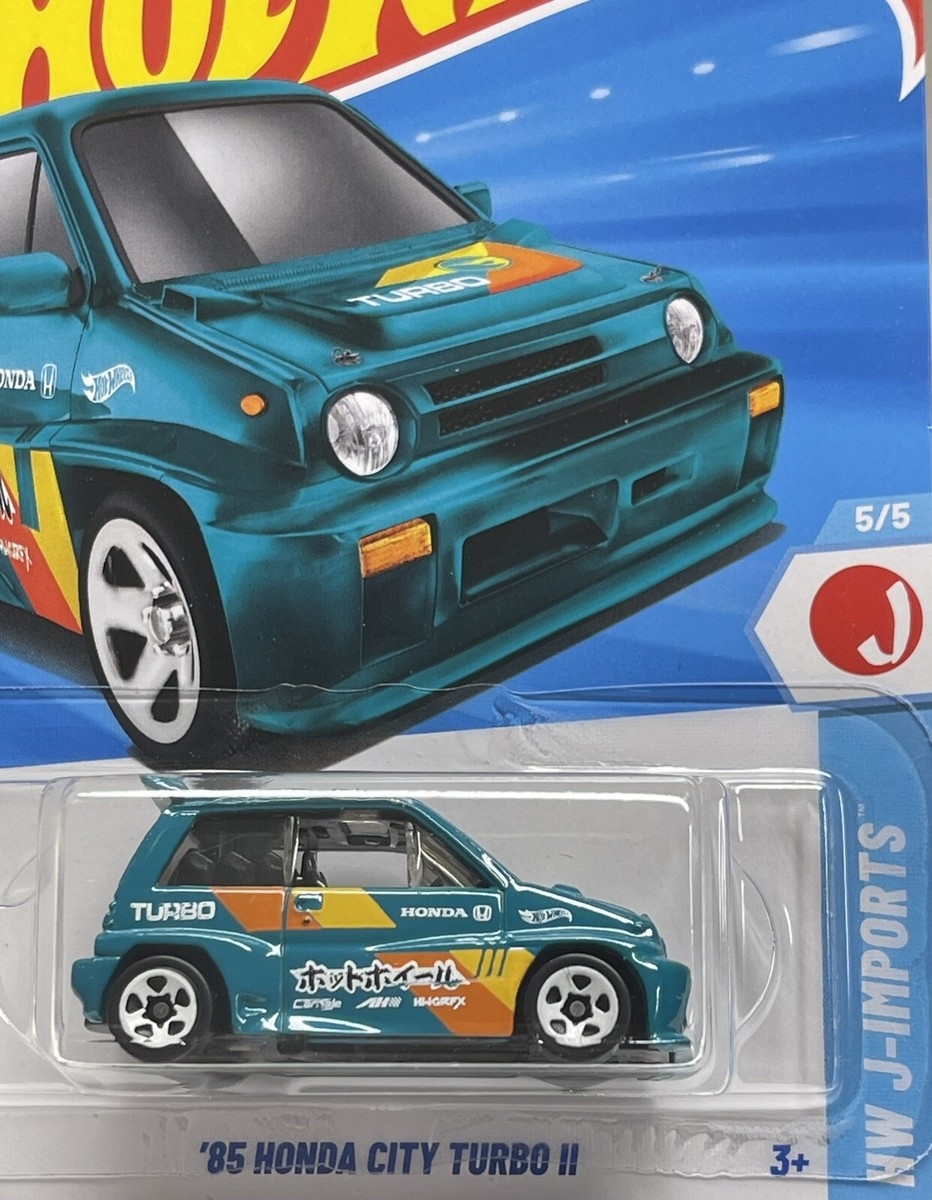 ミニカー Honda City Turbo 2 2025 Hot Wheels '85 Honda City Turbo II Green #141 J-Imports