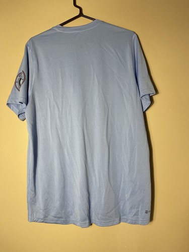 adidas New York City FC Soccer Men’s Blue Badge of Sport T-Shirt Size XL New MLS - Picture 8 of 11