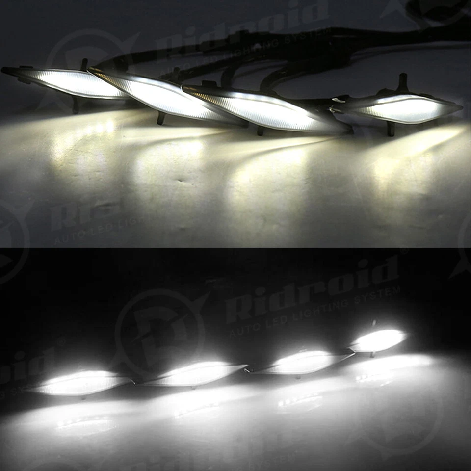 4x Raptor Style Grill LED White Lights Kit For 2014-2021 Toyota 4Runner TRD Pro - Image 2 of 4