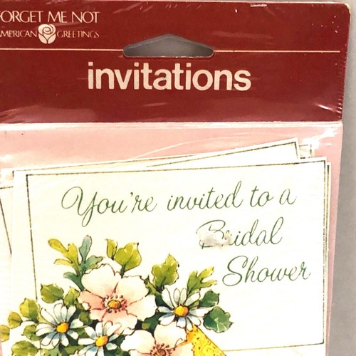 AMERICAN GREETINGS - BRIDAL SHOWER INVITATION CARDS - 8 CARDS & ENVELOPES - Bild 5 von 6