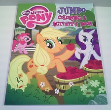 NEW 2011 My Little Pony 96 Page Jumbo Coloring Activity Book 11" X 8" Applejack