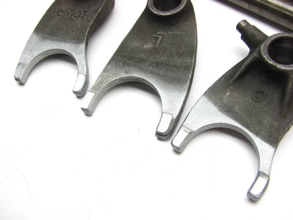 1978 HONDA 78 XL175 XL 175 - ENGINE GEARSHIFT SHIFT DRUM AND FORKS Foto 3 de 3