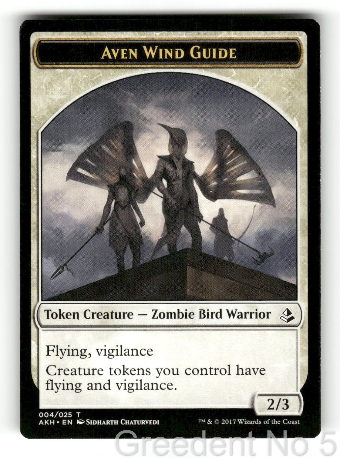 Aven Wind Guide Token 4 Token Amonkhet Magic: The Gathering Lightly Played