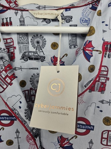 CYBERJAMMIES WINDSOR GREY LONDON PRINT, SIZE UK 10, BRAND NEW WITH TAGS - Bild 6 von 6