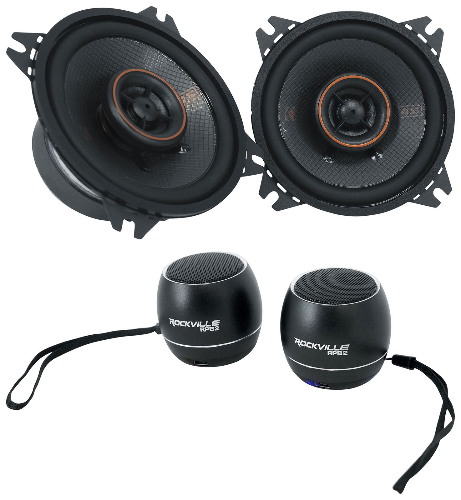 2 Kicker 51KSC404 4 Автомобильные колонки мощностью 75 Вт RMS Домашние колонки Bluetooth KSC404 KSC40 1349000₽