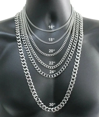 925 Sterling Silber Kette Herren Damen Halskette 2 bis 12 mm 40 bis 75 cm - Bild 1 von 4