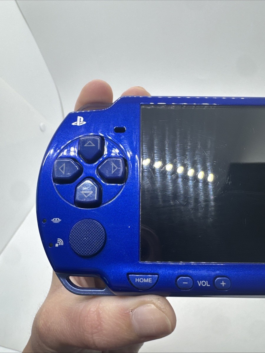 Sony PSP 2000 Madden NFL 09 Bundle Metallic Blue Handheld System