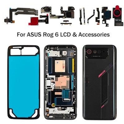 Front Camera/Cable/Button/Speaker/LCD Screen Frame/Back Cover For ASUS Rog 6 lot