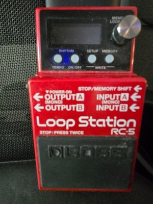 Boss RC-5 Loop Station - Red  Basically Brand New