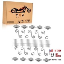 10Pc Self Ejecting Dzus Fasteners Button 5/16" Button Length: .400" for 10pc