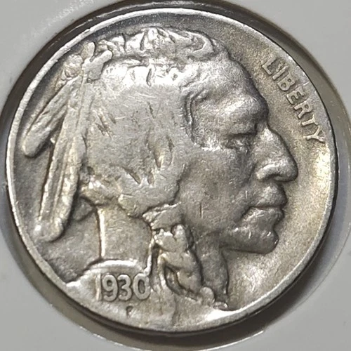 1930-S Buffalo Nickel - VF **Semi-Key: 5,435,000 Minted** (Lot #1)