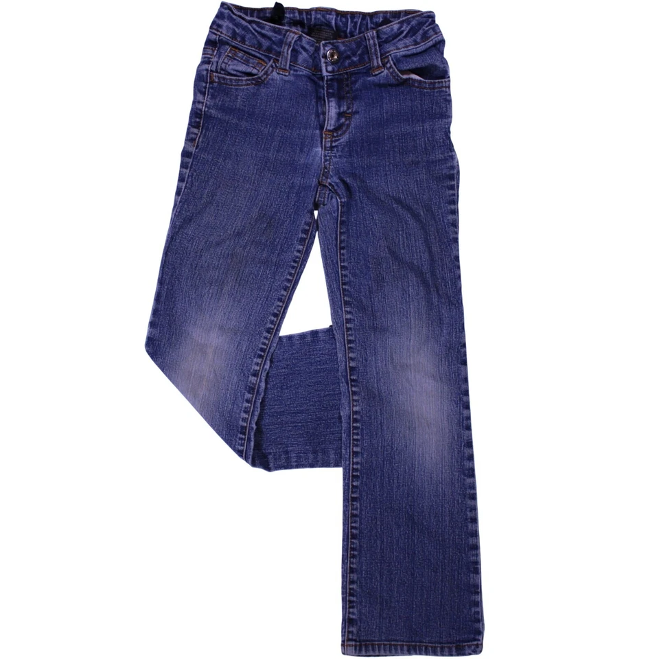 Джинсы Faded Glory детские размер 6 синие эластичные джинсы подходят 19,75x20,25 - Изображение 4 из 4