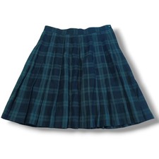 Vintage Michael Taylor Pleated Plaid Skirt-Size 10-School Girl-Academia-90s