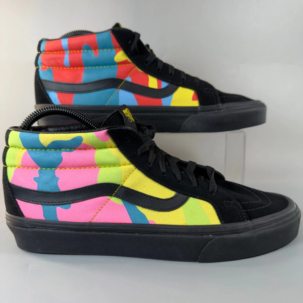 VANS SK8-MID PRO (CAMO) 8.5 スニーカー Vans Sk8- Reissue Mid Neon Camo for sale | eBay