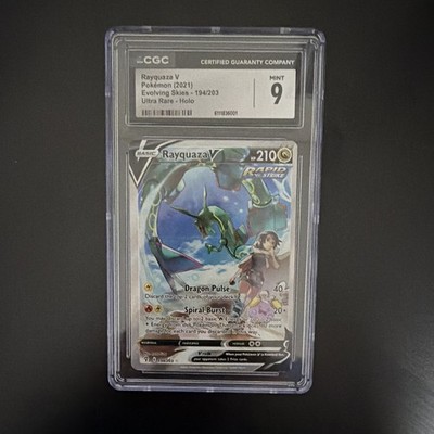 Rayquaza V (Alternate Full Art) 194/203 SWSH07: Evolving Skies
