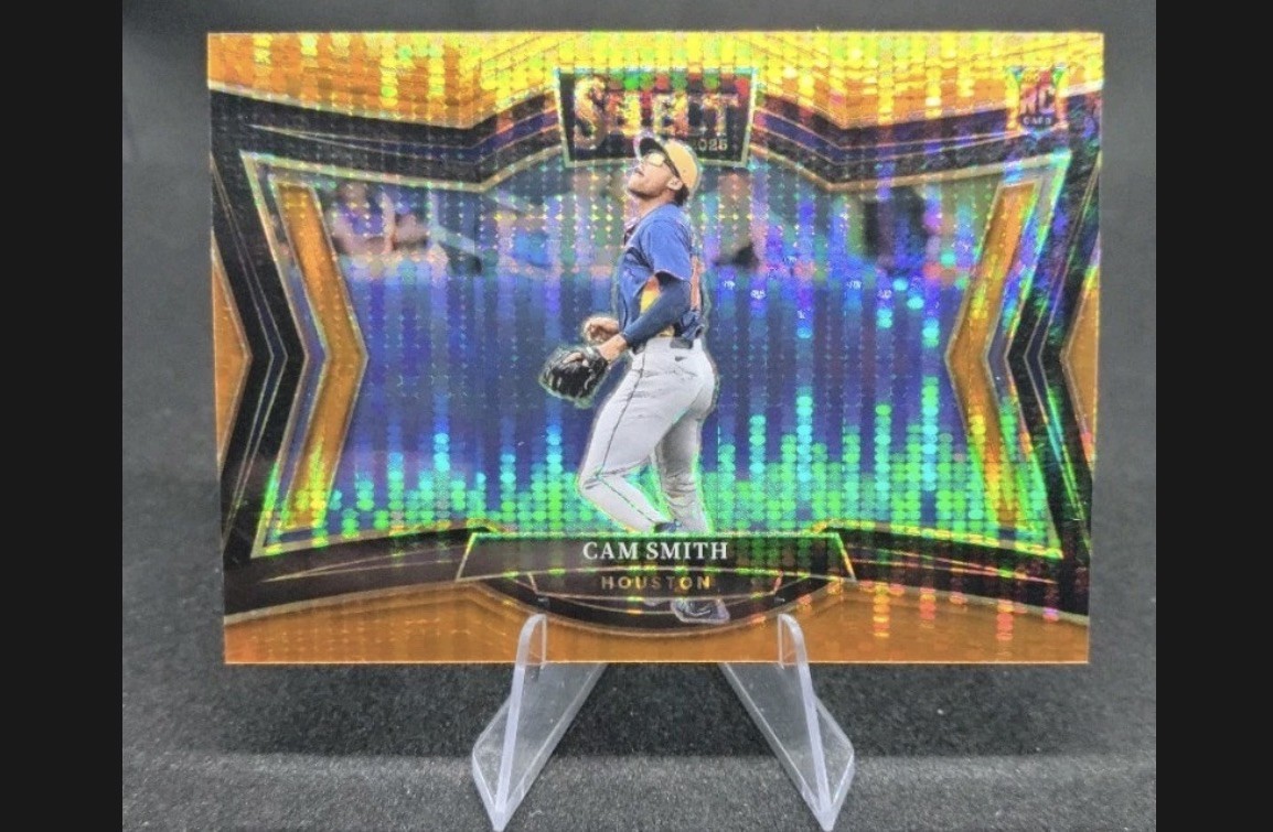 2025 Panini Select - Concourse Cam Smith #46 Orange Flash Prizm (RC) /49