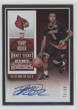 2015-16 Contenders Draft Picks Ticket 76/99 Terry Rozier (Black Jersey) Auto 0g4