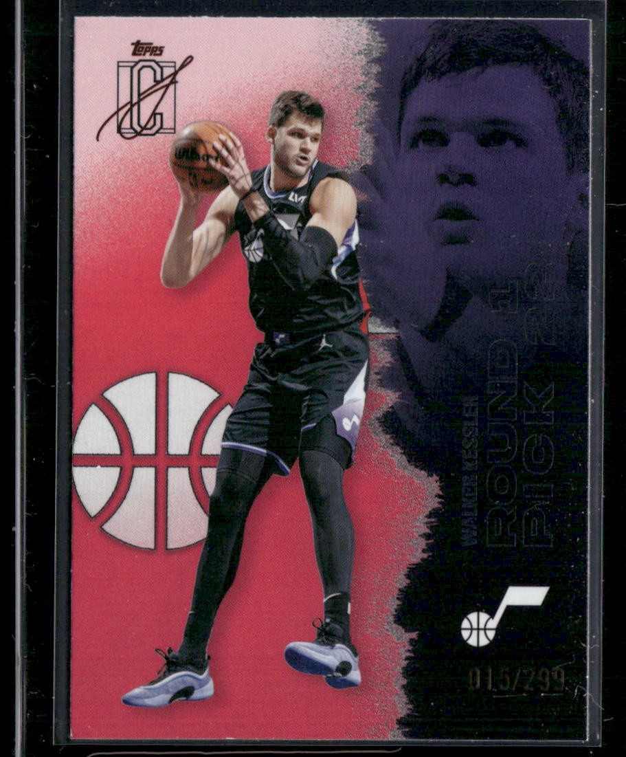 2025-26 Topps Signature Class Walker Kessler #40 Coral