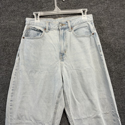 Old Navy Jeans Damen 10 Extra Hi-Rise Balloon Baggy Light Wash Denim Hose - Bild 2 von 10