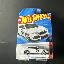 Hot Wheels 2026 A Case 2018 HONDA CIVIC TYPE R CJs 3/10 Nightspeed White