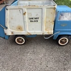 Vintage 1970s Tonka Toys Sanitary Service Garbage Truck Pressed Steel Functional