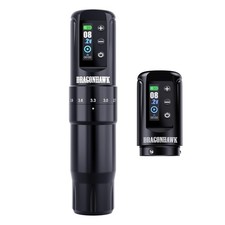 Dragonhawk Atom2 Pro Cordless Tattoo Pen Machine - 7 Storkes Length Professional