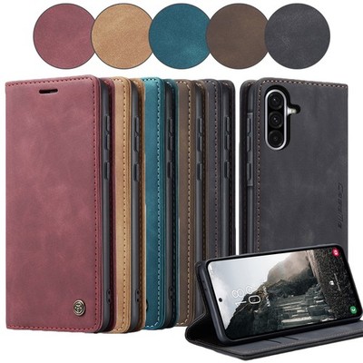 CASEME Wallet Case für Samsung Galaxy A56 Hülle 013 Series Klappetui Fach Magnet