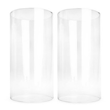 2 x Glaszylinder ohne Boden H:20cm Ø10cm Win...