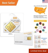 No-Contract SpeedTalk SIM Card - 30 Days 4G LTE Tracking for Family & Assets
