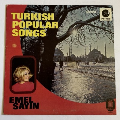 Emel Sayin~Turkish Popular Songs~VERY RARE~P.I. Records PF 703~Vinyl LP