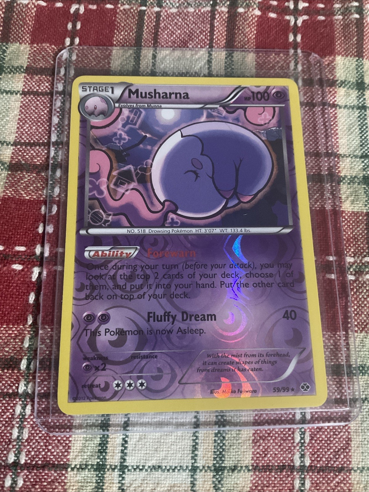 Pokémon TCG Musharna Reverse Holo 59/99 Next Destinies