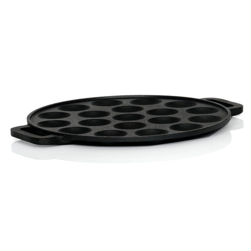 BBQ-Toro Gusseisen Poffertjes Pfanne | Förtchenpfanne für 19 Förtchen | Ø 24 cm - Bild 7 von 7