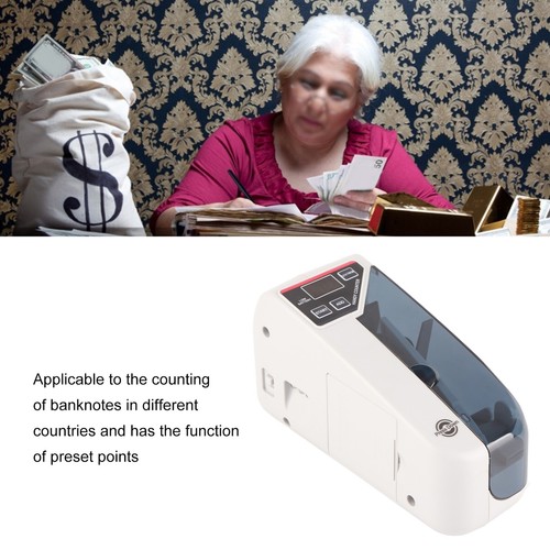 Currency Counter Mini Small WearResisting Cash Counting Machine New - Picture 2 of 12