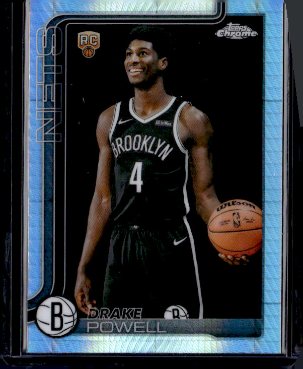 2025-26 Topps Chrome #272 Drake Powell Prism Refractor Rookie